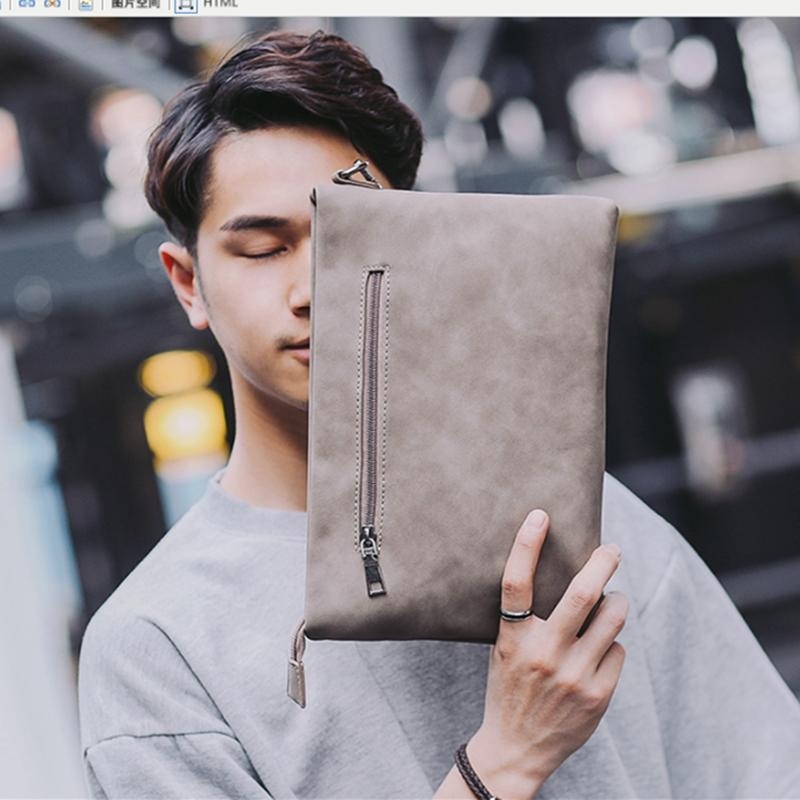 Túi Da Cầm Tay Thời Trang Công Sở Thanh Lịch Cho Nam