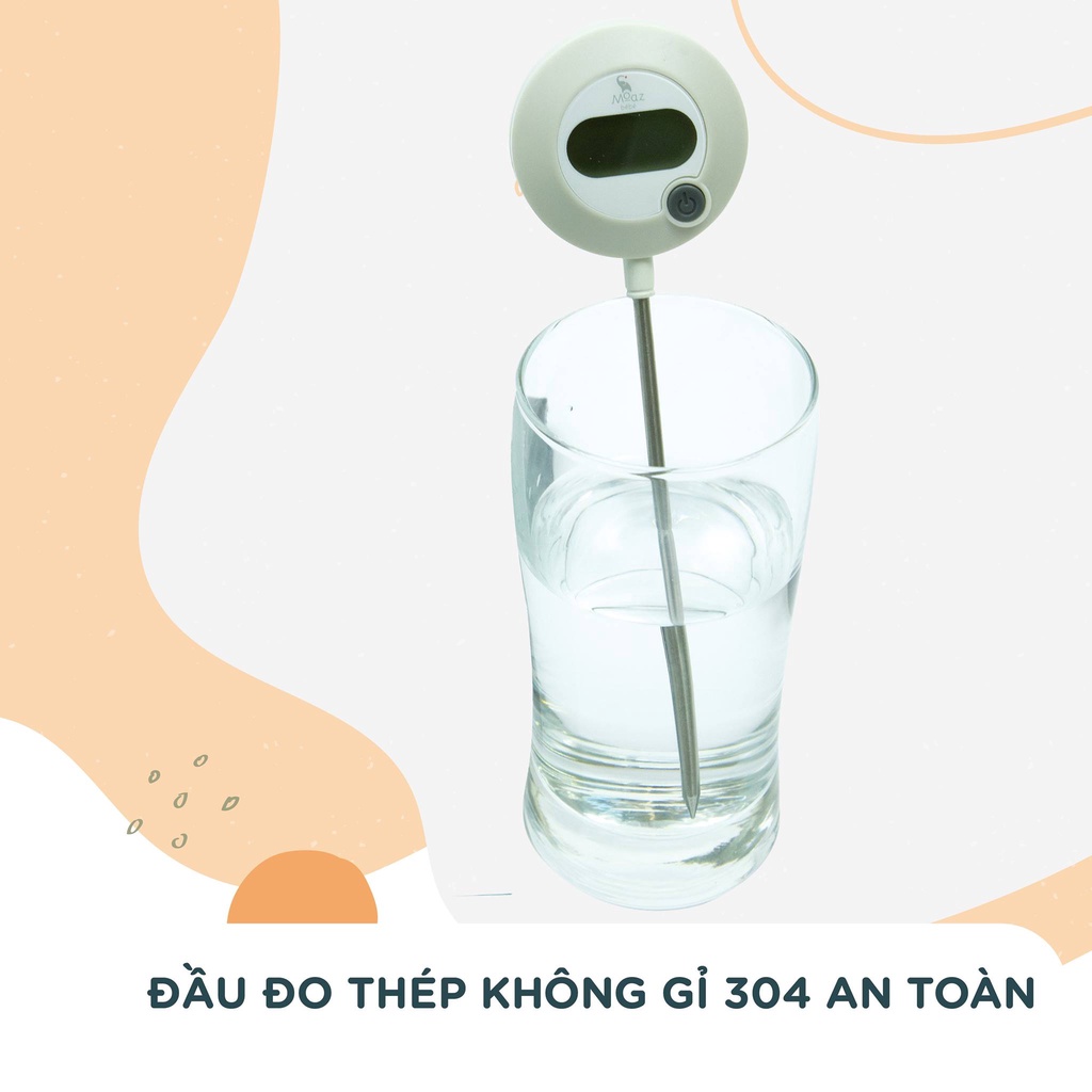 Nhiệt kế đo sữa Moazbebe MB020