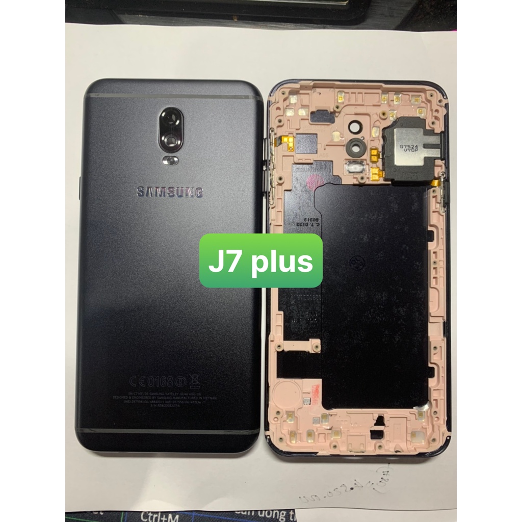 Lưng vỏ Samsung J7 plus / J7+ hàng zin hãng