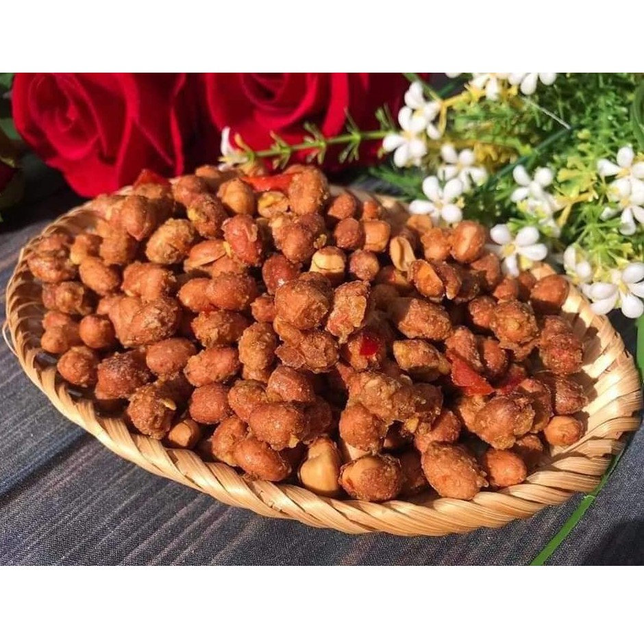 Đậu phộng rang tỏi ớt 500g Lê Hải, ăn vặt Sài Gòn, giòm rụm, thơm ngon | BigBuy360 - bigbuy360.vn
