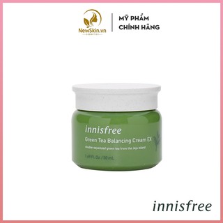 Kem dưỡng ẩm từ trà xanh Innisfree Green Tea Balancing Cream EX 50ml
