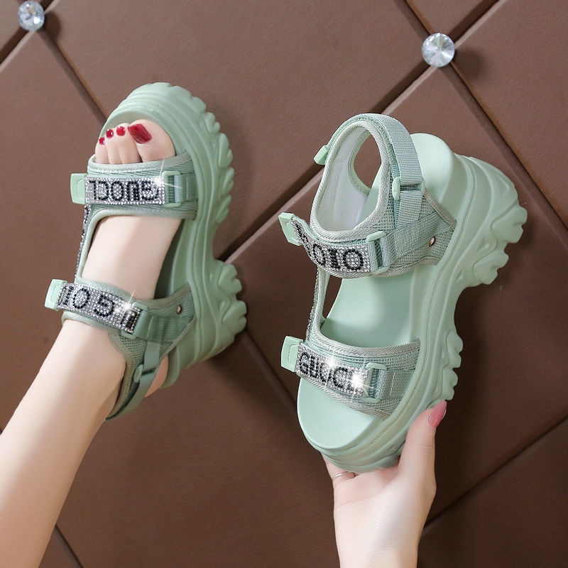 Sandal Đế Dày Thiết Kế Mới Xinh Xắn Thời Trang