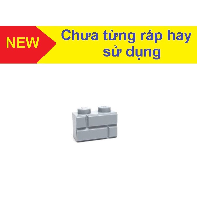 Lego Gạch lẻ Lego Gạch lẻ Modified Brick 1 x 2 with Masonry Profile