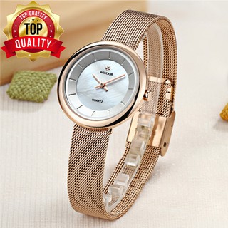 Đồng hồ nữ, Dong ho nu thời trang, cao cấp, giá rẻ trẻ trung Wwoor 8820 màu bạc, vàng, office shop