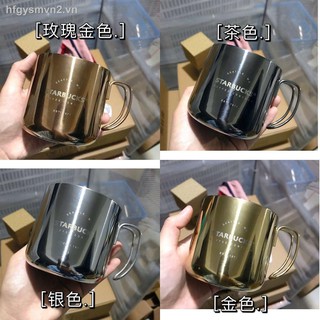 STARBUCKS Cốc Cà Phê Starbuck Bằng Thép Không Gỉ Có Tay Cầm 28