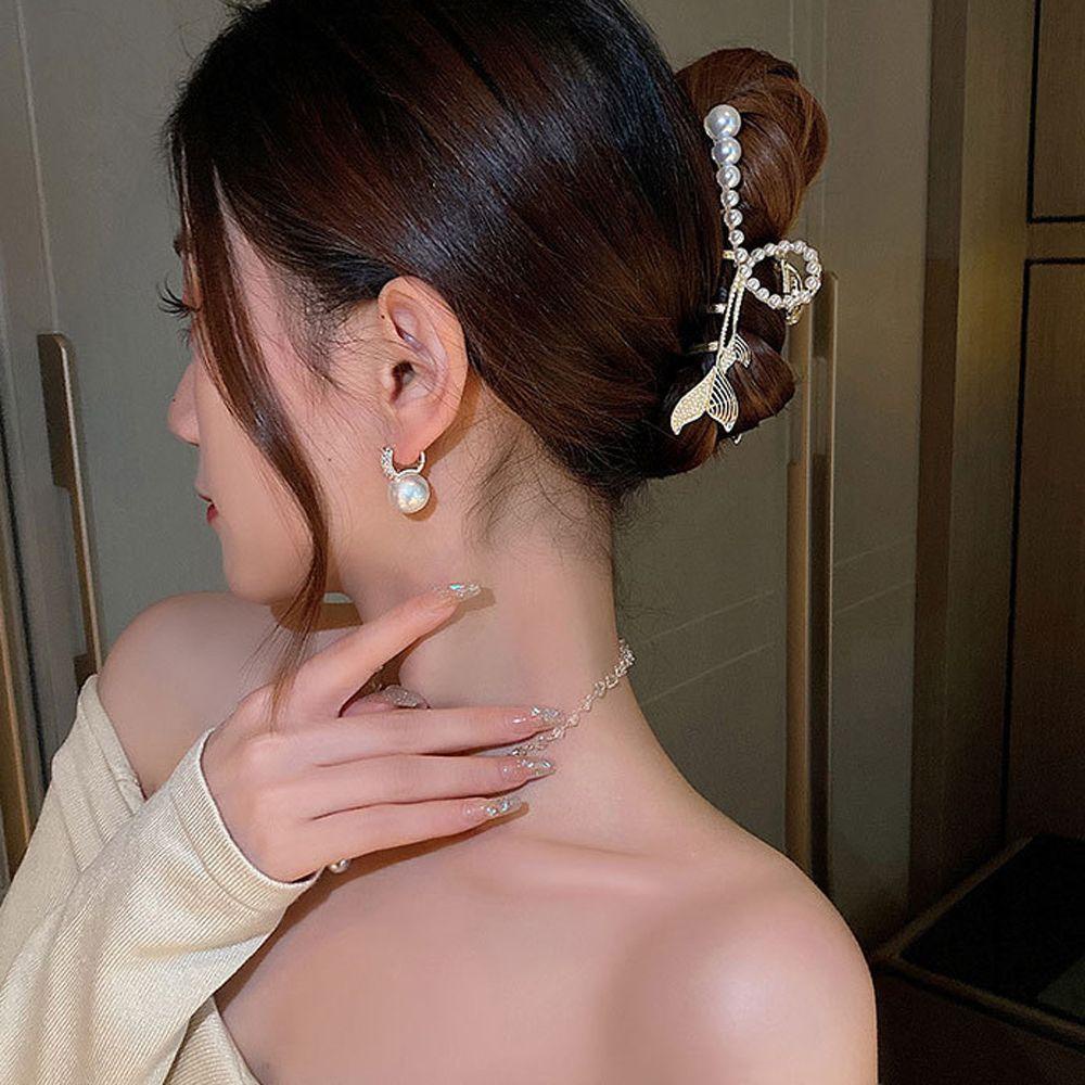 Kẹp Tóc Hình Cá Mập Phong Cách Vintage Thanh Lịch Cho Nữ