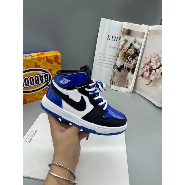 Giày thể thao cao cổ mẫu da bóng