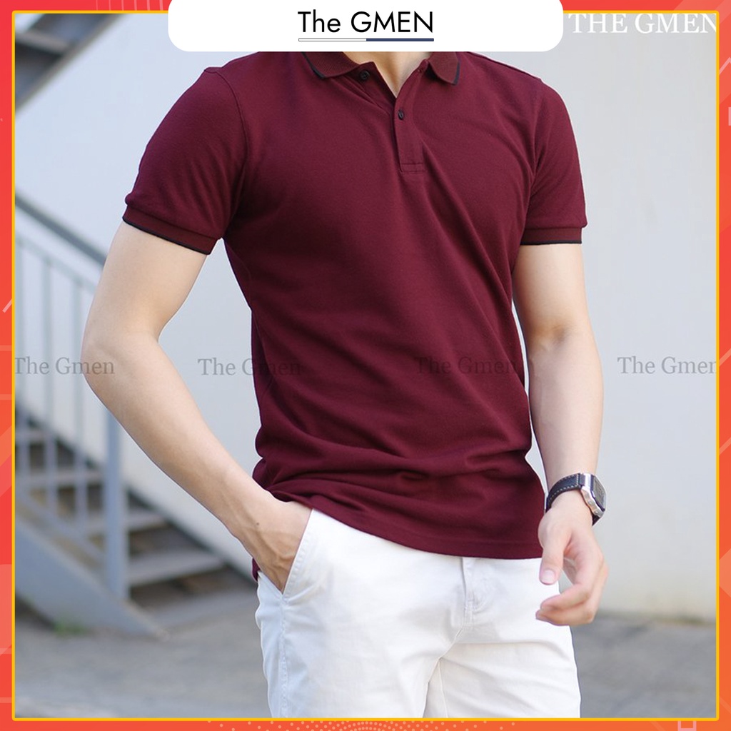 [Giảm 10% Mã SKMLTSM12] Áo polo nam The GMEN Basic Polo chất liệu cotton dày dặn, vải mềm, co giãn, giá tốt | BigBuy360 - bigbuy360.vn