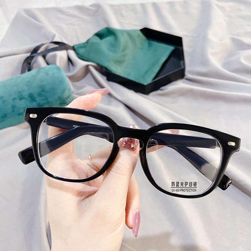 Mắt Kính Gọng Vuông Chống Ánh Sáng Xanh Thời Trang Cho Nam Nữjz9064