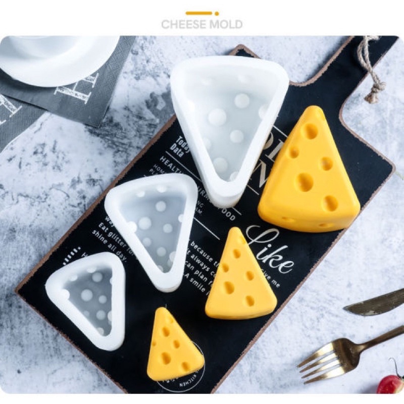 Khuôn silicon hình phô mai  - CHEESE SILICONE MOLD
