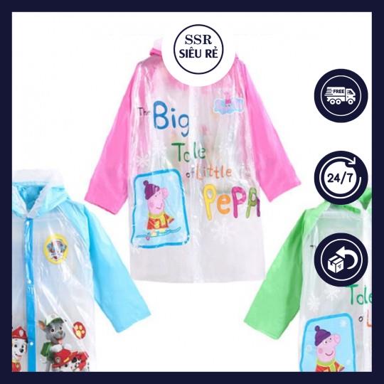 Áo Mưa Peppa Pig Cho Bé (Cao 1m1 Đến 1m5)  (LA7599)