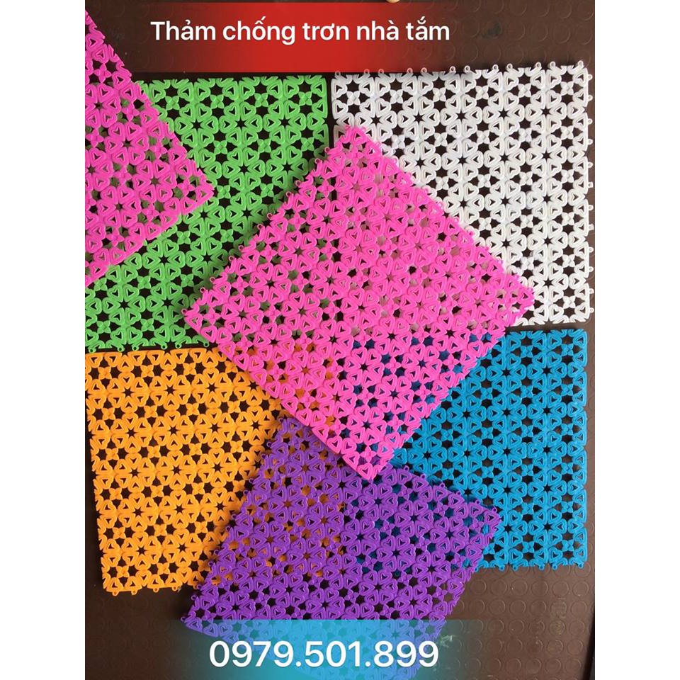 THẢM CHỐNG TRƠN NHÀ TẮM Hoa cúc size 30*30