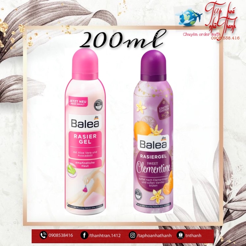 Gel cạo lông Balea thần thánh