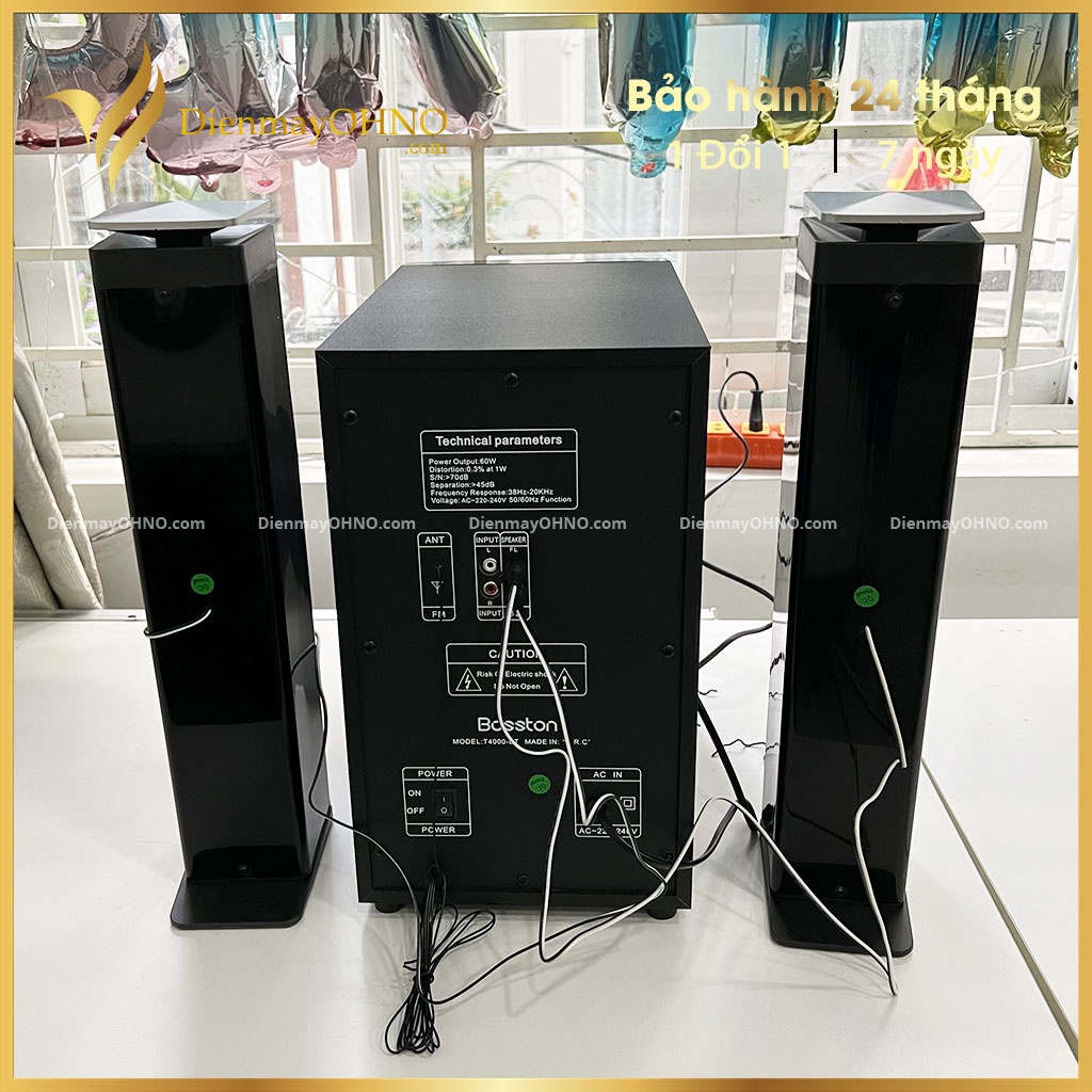 Loa Máy Tính Để Bàn Bosston T4000 Chính Hãng Loa Vi Tính PC Bluetooth Bosston Bass mạnh Công Suất Lớn - Điện Máy OHNO