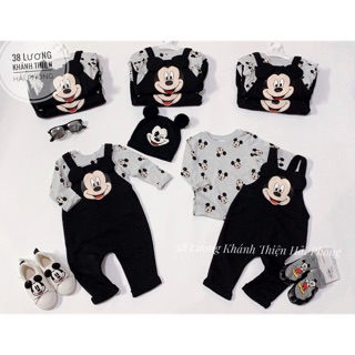 Sét yếm micky cho bé trai