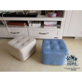 Ghế đôn bọc nỉ cao cấp HCM