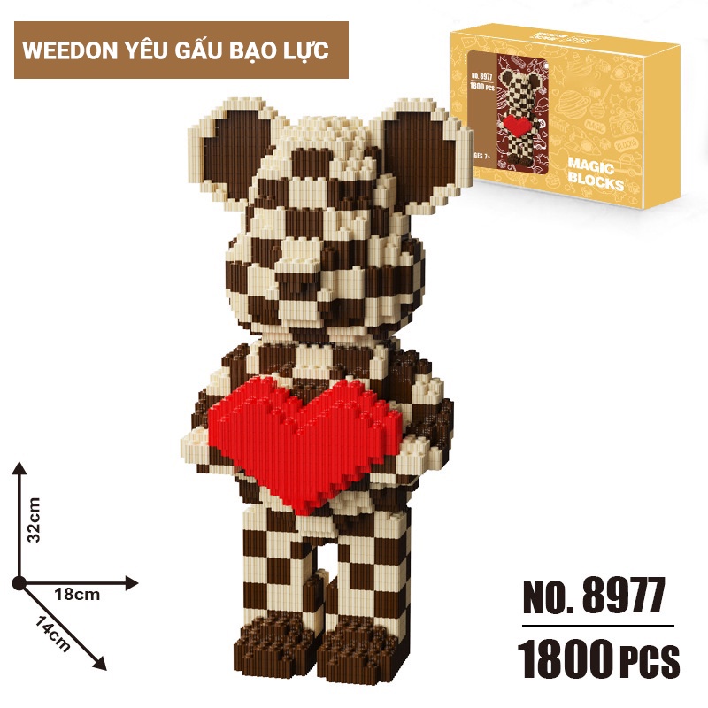Đồ Chơi LEGO Lắp Ráp Hình Chú Gấu Violent Bears