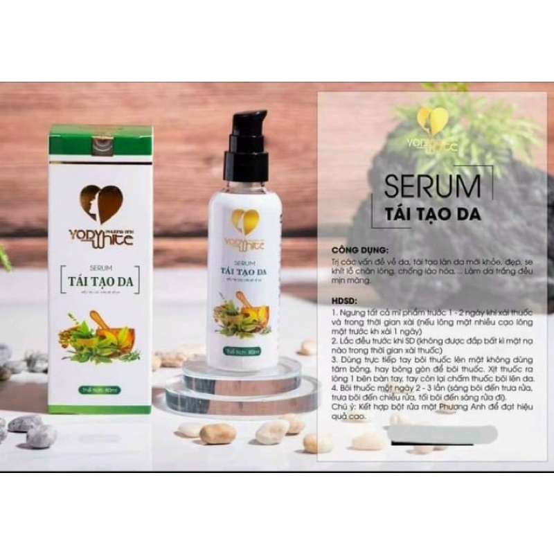 SERUM TÁI TẠO DA YODY WHITE PHƯƠNG ANH ( CHÍNH HÃNG)