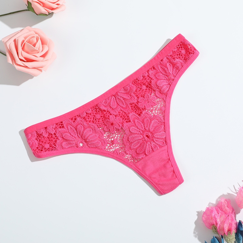 Quần Lót Nữ Lọt Khe Vải Cotton Ren Gợi Cảm D6006