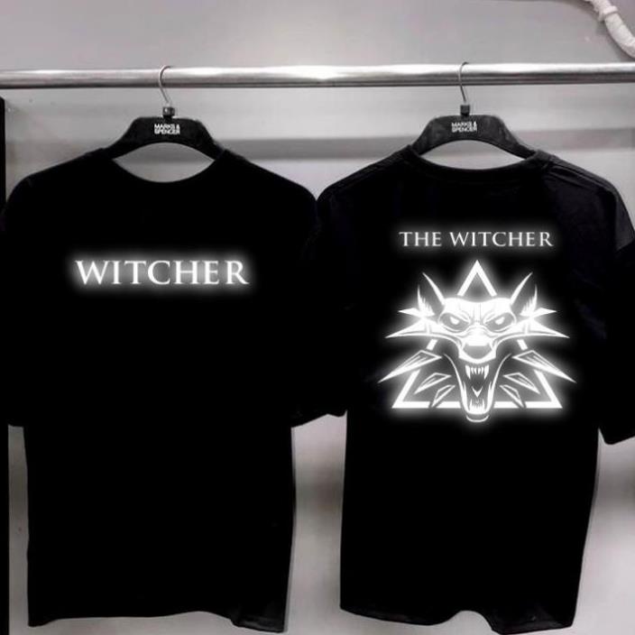 Áo Thun Phản Quang Tay Lỡ Witcher Nam Nữ