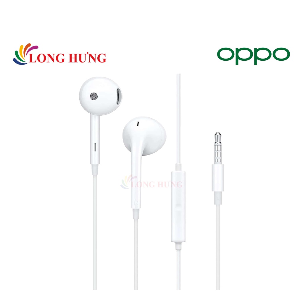 Tai nghe có dây Oppo MH320 - Hàng chính hãng - Jack 3.5 thông dụng, bảo hành chính hãng, thiết kế gọn nhẹ