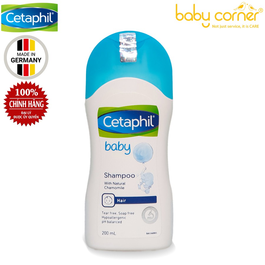 Combo Dầu Gội Dịu Nhẹ Và Sữa Tắm Dưỡng Ẩm Cetaphil Baby Cho Bé