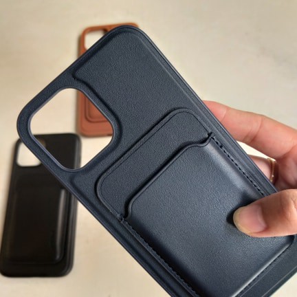 ""Sale Xả kho""Ốp Lưng Da iPhone 12 Pro Max hỗ trợ sạc không dây Wallet 2 in 1 Mutural