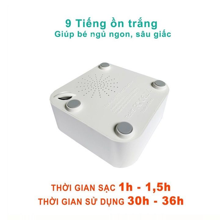 Máy tạo tiếng ồn trắng thế hệ mới, máy phát tiếng ồn trắng giúp bé ngủ ngon, sâu giấc hơn (Bảo hành 6 tháng 1 đổi 1)