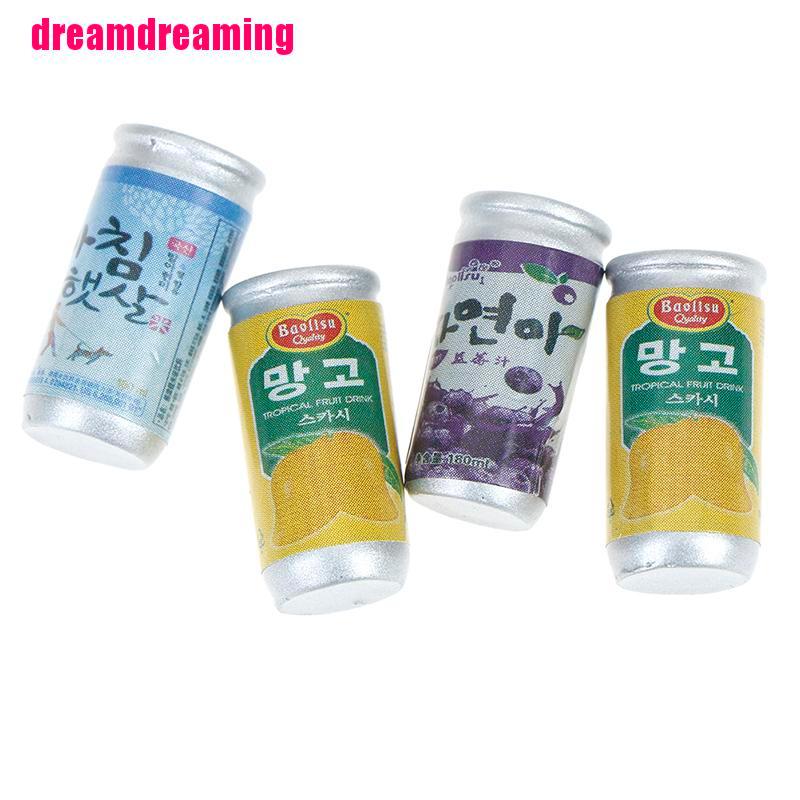 Set 4 Bình Nước Mini Tỉ Lệ 1: 12 Trang Trí Nhà Búp Bê