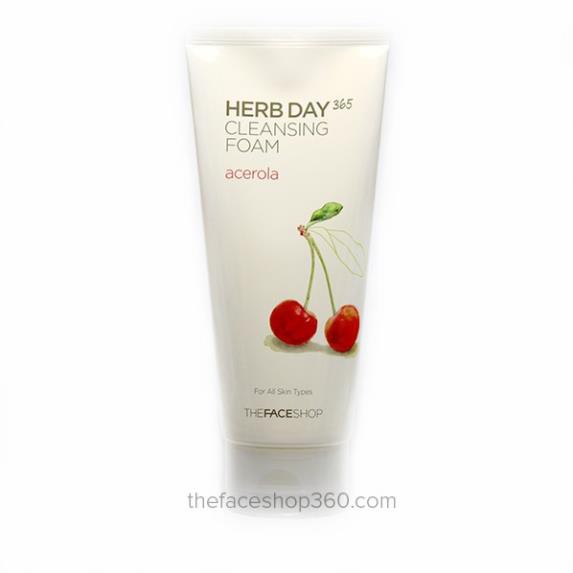 Sữa Rửa Mặt Herb Day 365 Cleansing Foam TheFaceShop