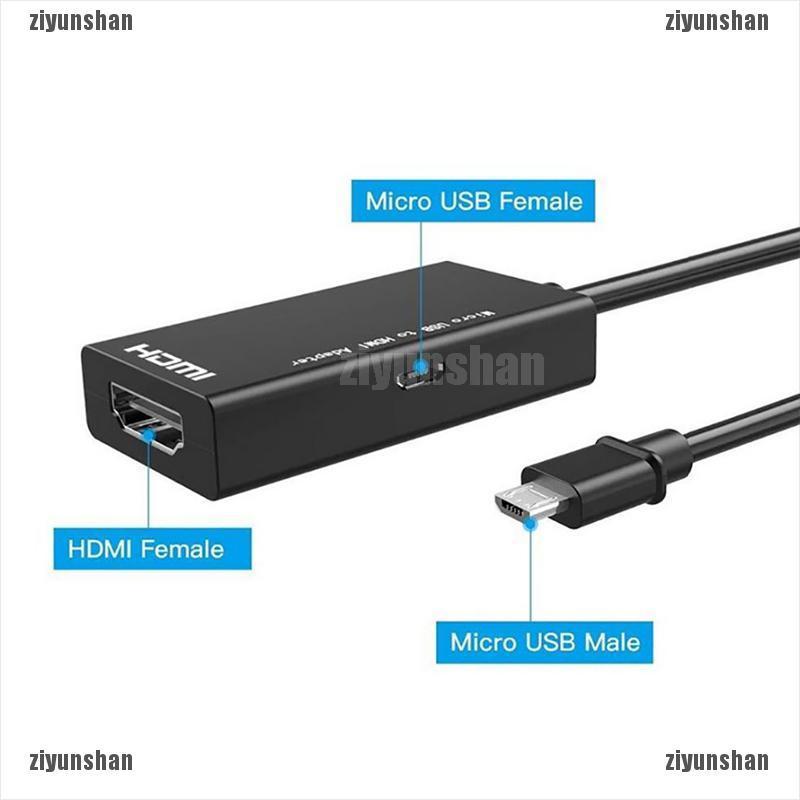 Cáp Chuyển Đổi Micro Usb Sang Hdmi Cho Điện Thoại Thông Minh Hd Tv | BigBuy360 - bigbuy360.vn