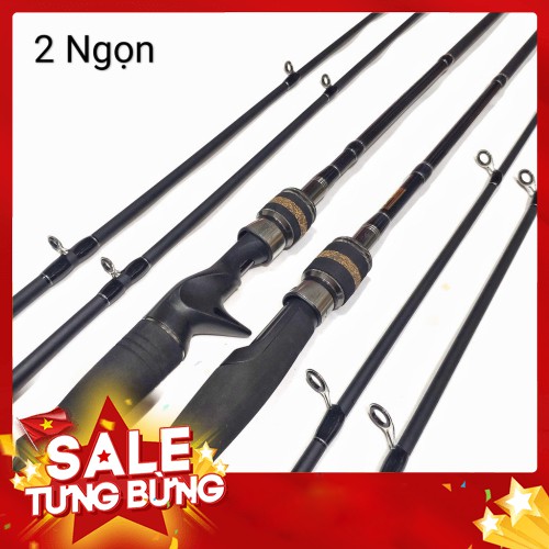 Cần câu cá ❤️FREE SHIP❤️ CL2K4 - Cần lure 2 khúc hunting black 2m1,2m4,2m7,3m - Cần câu cá chính hãng cao cấp rẻ nhất th