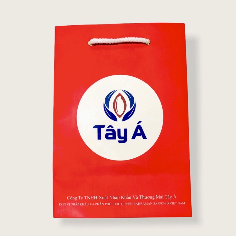 Túi Giấy In Logo Tây Á Đựng Nhụy Hoa Nghệ Tây Saffron