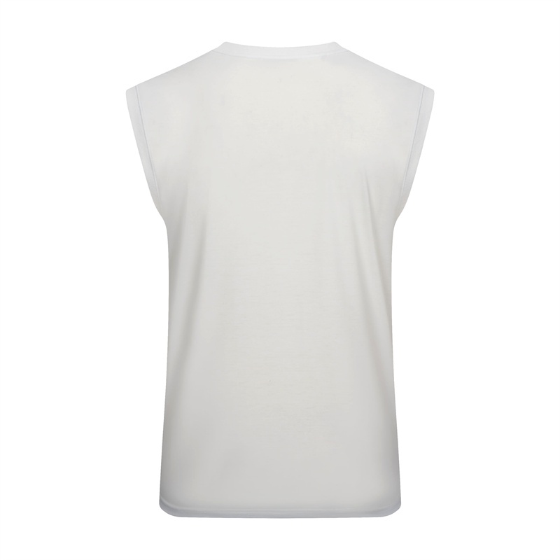 Balenc * Áo Không Tay Dáng Rộng Thoải Mái Sơn Chân Dung Trước Hợp Thời Trang