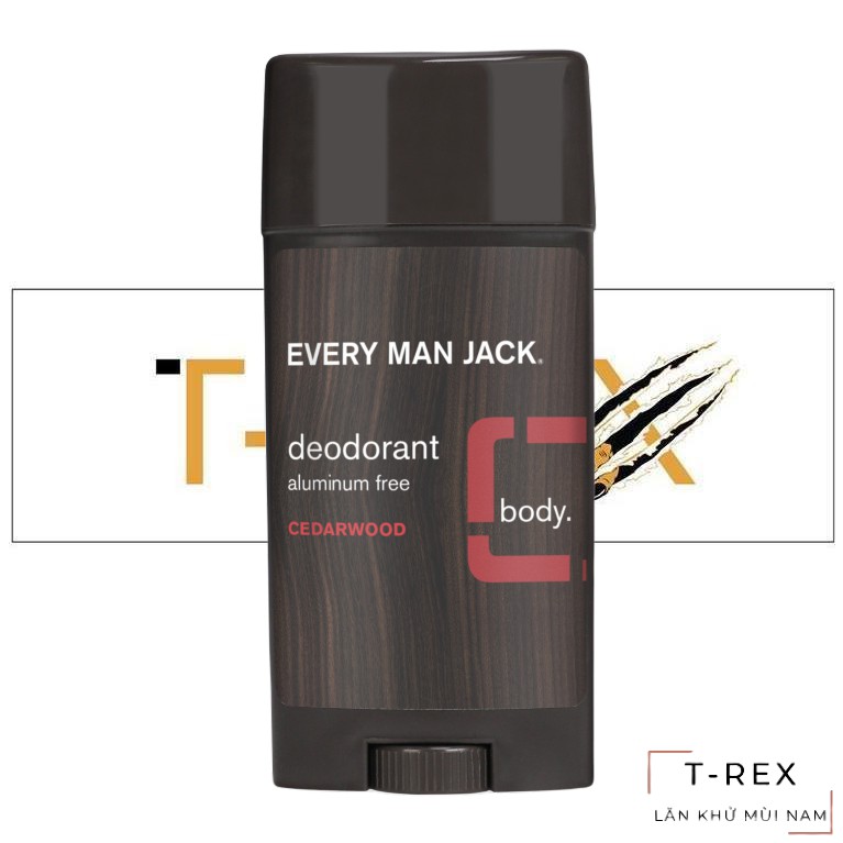 [FREESHIP-HÀNG AUTH] Lăn Sáp Khử Mùi Every Man Jack Cedarwood ( Tránh Dị Ứng )