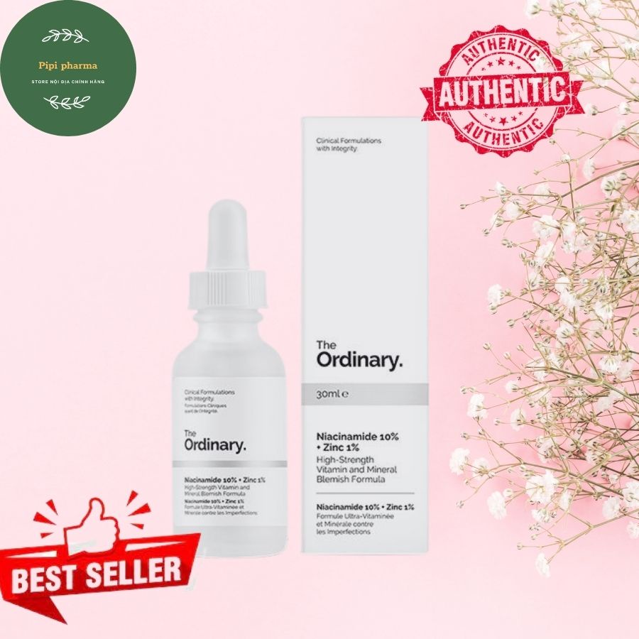 ...Tinh chất The Ordinary Niacinamide 10% + Zinc 1% thu nhỏ lỗ chân lông