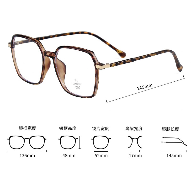 Mắt Kính Gọng Vuông Chống Ánh Sáng Xanh Thời Trang Cho Nam Nữjz3087 | BigBuy360 - bigbuy360.vn