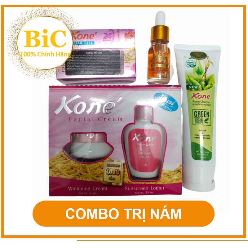 [hot sale][3 MÓN] COMBO GIẢM NÁM KEM KONE THÁI LAN CHÍNH HÃNG MẪU MỚI - kem dưỡng da mặt