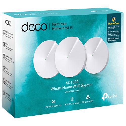 Hệ thống Wi-Fi Mesh cho gia đình ac1300 DECO M5 3 pack | BigBuy360 - bigbuy360.vn