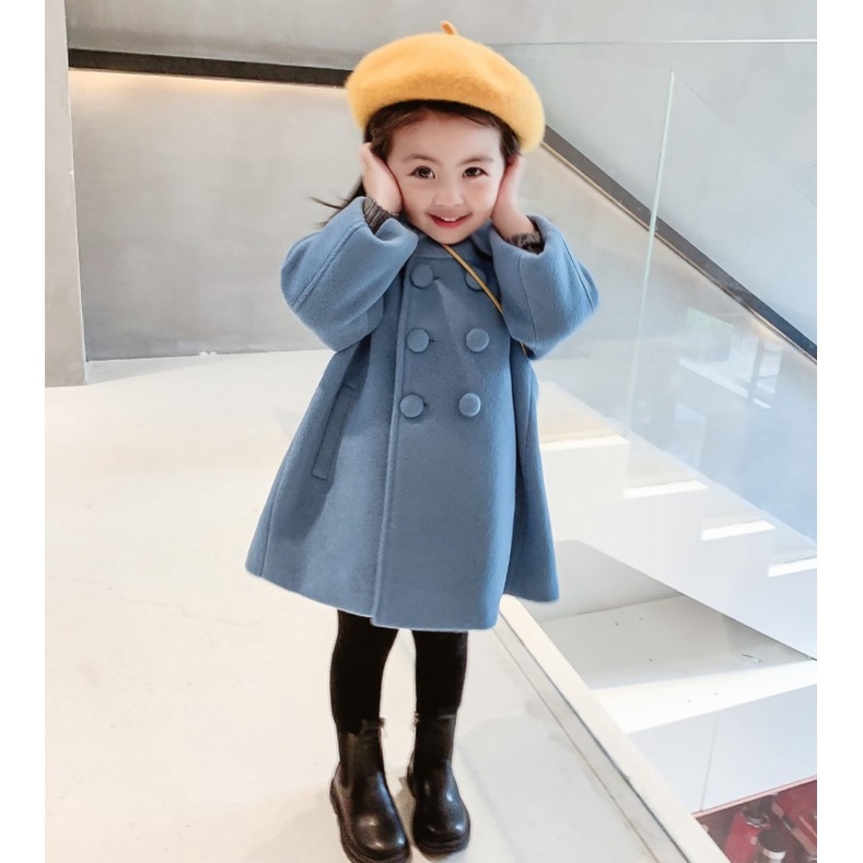 💕 Áo khoác dạ bé gái siêu xinh dày dặn chất đẹp, áo khoác trẻ em 💕