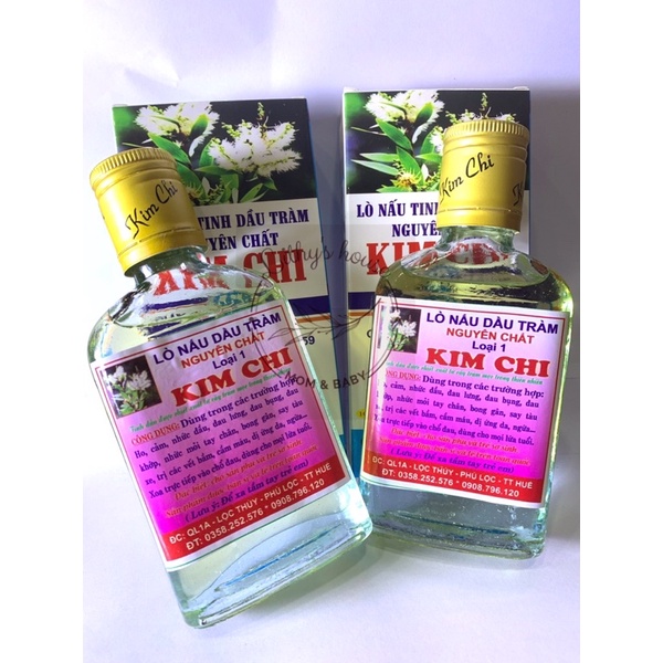 Tinh dầu tràm nguyên chất Kim Chi 100ml