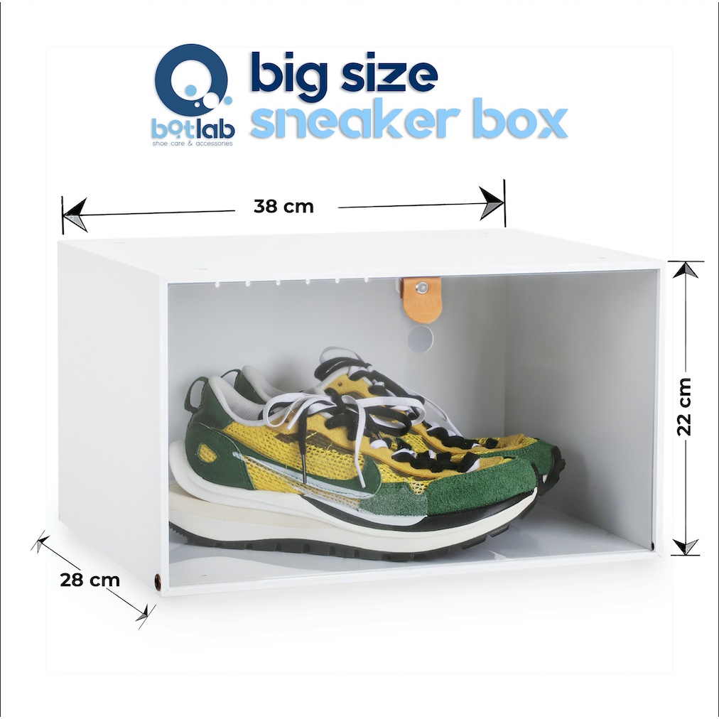 Bộ 2 Hộp đựng giày BIGSIZE siêu chất lượng, cứng cáp, phù hợp cho cả size giày to từ size 47 trở lên