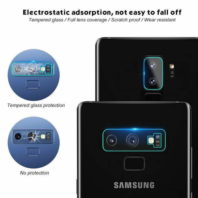 Kính cường lực bảo vệ camera cho điện thoại Samsung S8 S8 Plus S9 S9 Plus S10 S10 Plus Note 8 9