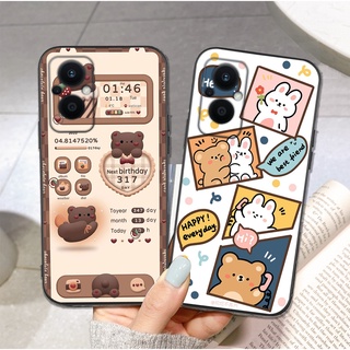 ốp lưng điện thoại oppo reno 8z in hình gấu humberger chi bi vô cùng đáng yêu