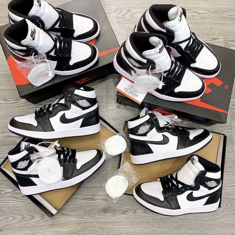 [ ẢNH THẬT ] Giày jordan cổ cao. FULL BOX BILL Giầy thể thao nam nữ, Sneaker đen trắng đủ size