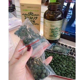 [FREESHIP] Combo 100 Viên Tảo Xoắn Spirulina Nhật Bản ( đắp mặt + uống )