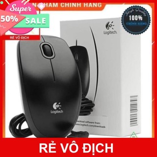 [Chính hãng Digiworld] Chuột máy tính có dây Logitech B100 Optical USB Mouse