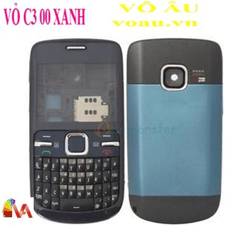 VỎ NOKIA C3 00 MÀU XANH