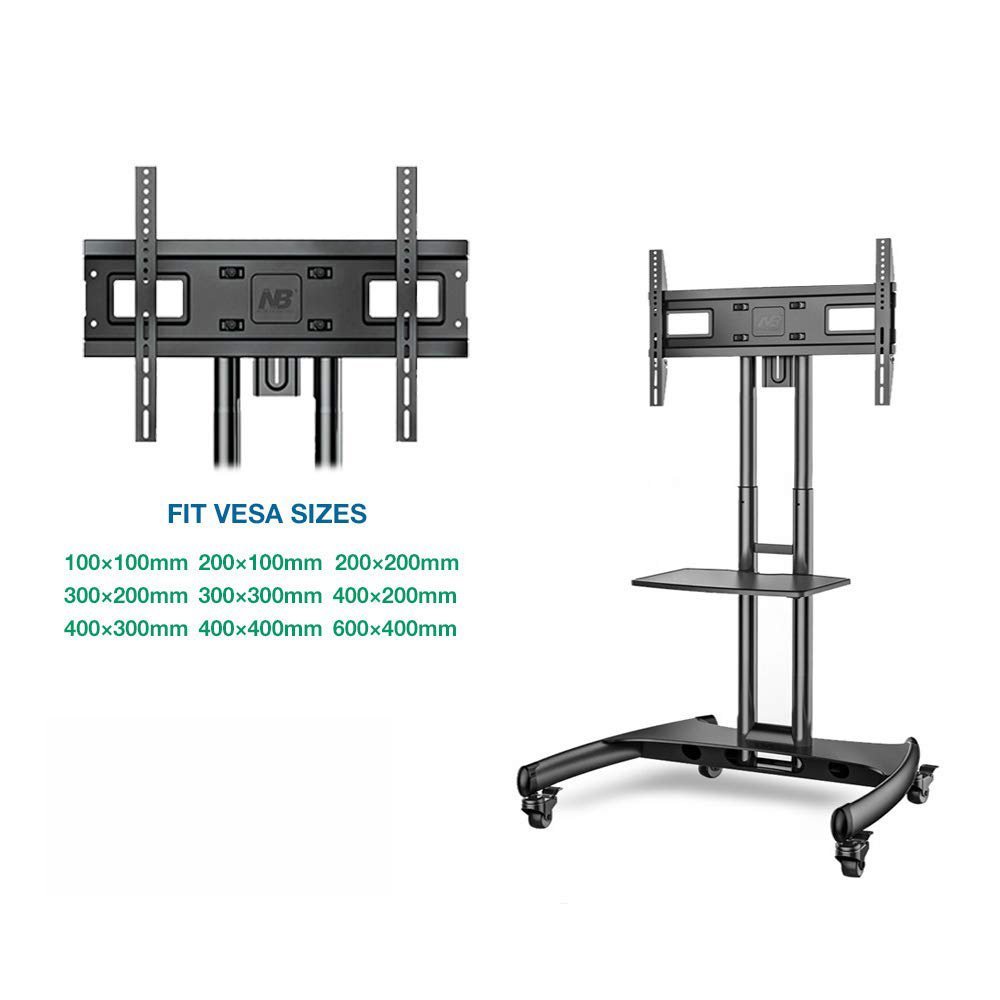 Giá treo tivi di động nhập khẩu Đ8 32-70 inch, di chuyển dễ dàng