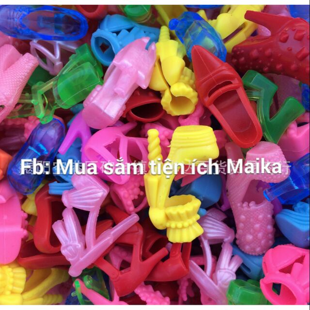 Combo 10 đôi giày búp bê barbie hoặc mắt ngọc